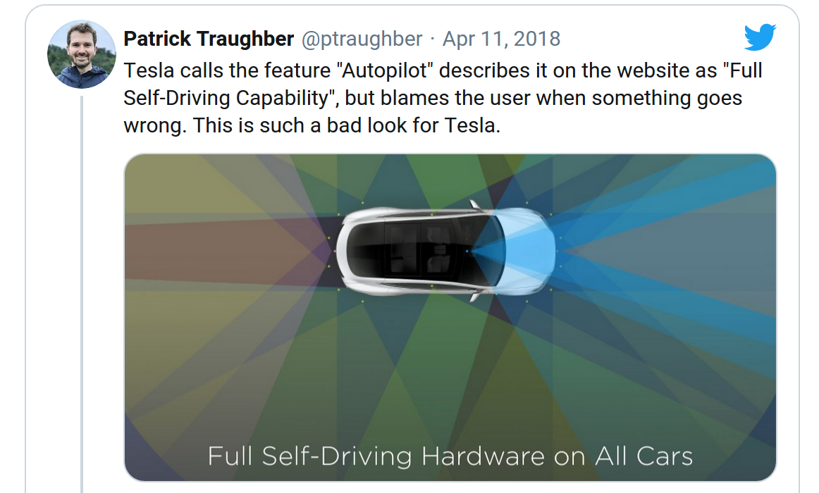 Tesla's Lethal Autopilot Crash — A Failing of UI as Much as AI