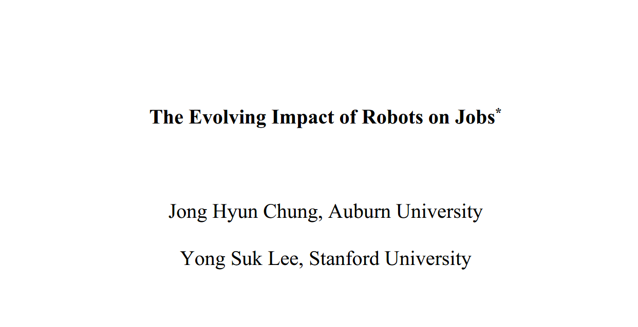 The Evolving Impact of Robots on Jobs
